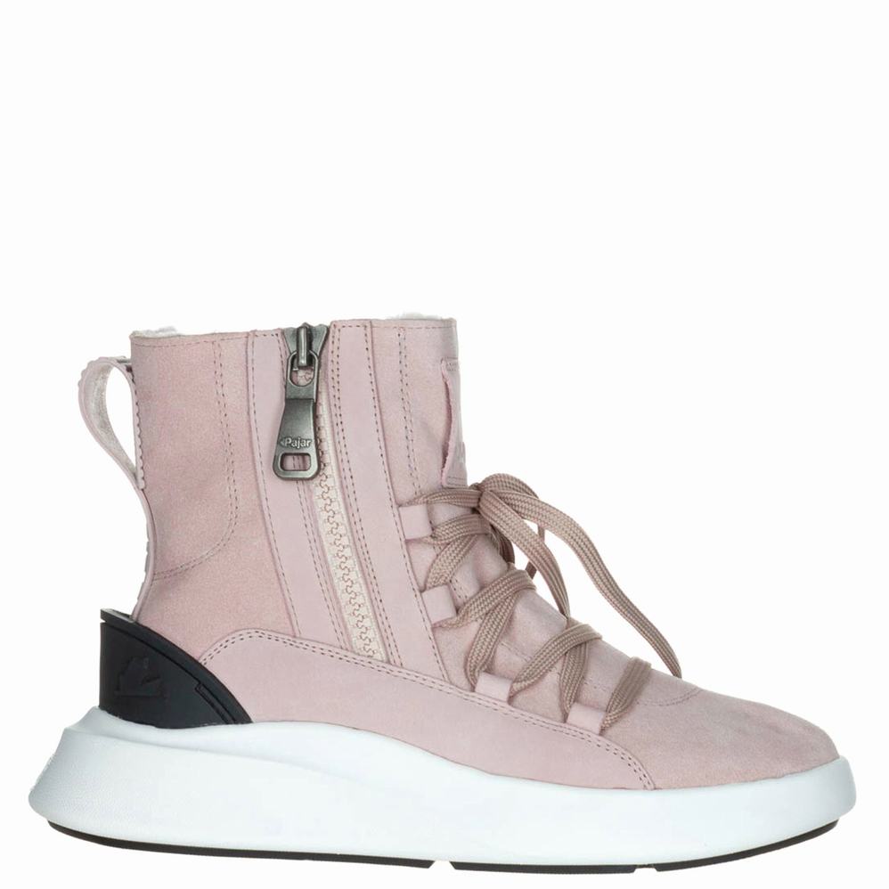 Buty Zimowe Pajar Exo Light F Shearling Ice Gripper Damskie Różowe | BME9316KU